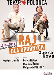 Bilety na spektakl Raj dla opornych - komedia Teatru Polonia w reż. Krystyny Jandy - Bydgoszcz - 13-02-2017