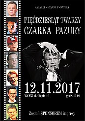 Bilety na kabaret Cezary Pazura - 50 Twarzy Czarka Pazury w Białymstoku - 12-11-2017