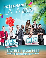 Bilety na kabaret Festiwal Disco Polo - Pożegnanie Lata z Expo Mazury w Ostródzie - 30-09-2017