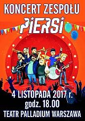 Bilety na koncert PIERSI w Warszawie - 04-11-2017