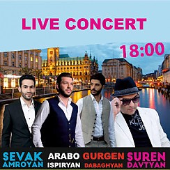 Bilety na koncert Muzyki Ormiańskiej: Sevak Amroyan, Arabo Ispiryan, Gurgen Dabaghyan,Suren Davtyan w Warszawie - 05-11-2017