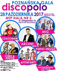 Bilety na koncert Poznańska Gala Disco Polo - 28-10-2017