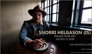 Bilety na koncert Snorri Helgason + Bobby the Unicorn w Warszawie - 04-10-2017
