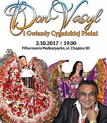 Bilety na koncert Don Vasyl i Gwiazdy Cygańskiej Pieśni w Rzeszowie - 03-10-2017