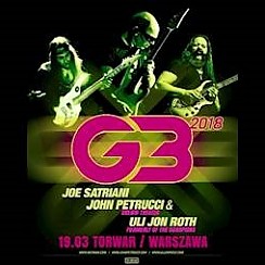 Bilety na koncert G3 2018 Joe Satriani John Petrucci & Uli Jon Roth w Warszawie - 19-03-2018
