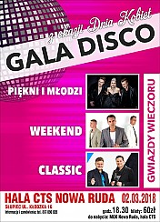 Bilety na koncert Gala Disco z okazji Dnia Kobiet: Piękni i Młodzi, Weekend, Classic w Nowej Rudzie - 02-03-2018