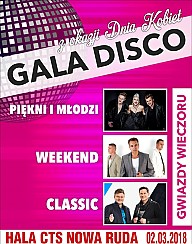 Bilety na koncert Gala Disco z okazji Dnia Kobiet w Nowej Rudzie - 02-03-2018