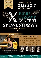 Bilety na koncert X Jubileuszowy Koncert Sylwestrowy w Toruniu - 31-12-2017