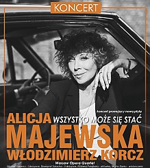 Bilety na koncert Alicja Majewska - Wszystko może się stać - Trasa promująca nową płytę - WSZYSTKO MOŻE SIĘ STAĆ w Krakowie - 18-03-2017