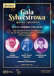Bilety na koncert Sylwester 2018 - Gala Sylwestrowa z Kameratą Krakowską w Krakowie - 31-12-2017
