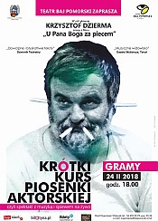 Bilety na spektakl Krótki kurs piosenki aktorskiej  - Toruń - 24-02-2018