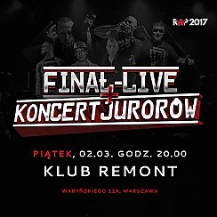 Bilety na koncert  Finał Konkursu Rwp2017 + Koncert Jurorów w Warszawie - 02-03-2018