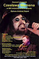 Bilety na koncert poświęcony pamięci Czesława Niemena w Szczecinie - 19-01-2018
