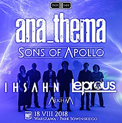 Bilety na koncert Prog in Park II: Anathema + Sons Of Apollo + Ihsahn+ Leprous + Postcards from Ark w Warszawie - 18-08-2018