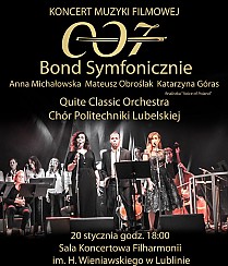 Bilety na koncert 007 Bond Symfonicznie - Bond Symfonicznie w Lublinie - 20-01-2018