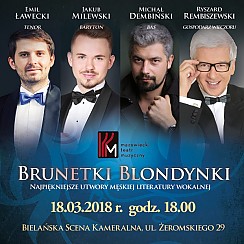 Bilety na koncert Brunetki Blondynki. Najpiękniejsze utwory męskiej literatury wokalnej w Warszawie - 18-03-2018