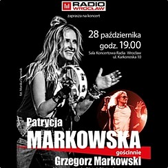 Bilety na koncert Patrycja Markowska z gościnnym udziałem Grzegorza Markowskiego we Wrocławiu - 28-10-2018