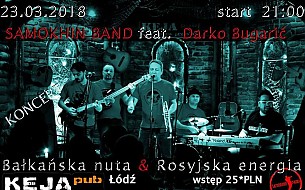 Bilety na koncert Samokhin Band - Bałkańska dusza, rosyjski temperament w Łodzi - 23-03-2018