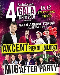 Bilety na koncert IV Świąteczna Gala Disco Polo w Toruniu - 15-12-2018