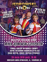 Bilety na kabaret Jędrowski Show &amp; Happy Folk w programie Biesiadella Band w Głogówku - 27-05-2018