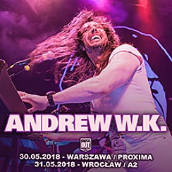 Bilety na koncert Andrew W.K we Wrocławiu - 31-05-2018