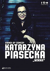 Bilety na koncert Katarzyna Piasecka "WINNA" - nowy program stand-up comedy - Support: Cezary Kaźmierski - 08-06-2018