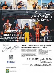 Bilety na koncert WIECZÓR BRAZYLIJSKI Amilcar Batista Cruz z Zespołem w Gdyni - 22-06-2018
