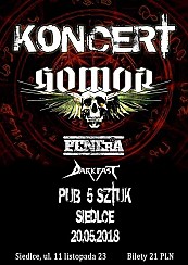 Bilety na koncert GOMOR &amp; Penerra &amp; Darkpast w Siedlcach - 20-05-2018