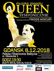 Bilety na koncert QUEEN SYMFONICZNIE w Gdańsku - 08-12-2018