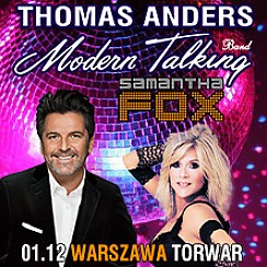 Bilety na koncert THOMAS ANDERS & MODERN TALKING, SAMANTHA FOX – koncert Andrzejkowy w Warszawie - 01-12-2018