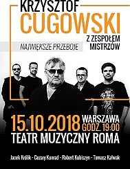 Bilety na koncert Krzysztof Cugowski z Zespołem Mistrzów w Warszawie - 15-10-2018