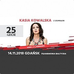 Bilety na koncert Kasia Kowalska z Zespołem - 25 lecie w Gdańsku - 14-11-2018