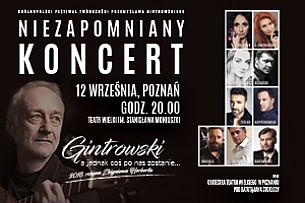 Bilety na koncert Gintrowski, a jednak coś po nas zostanie… w Poznaniu - 12-09-2018