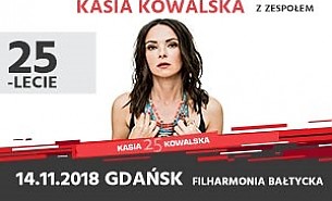 Bilety na koncert Kasia Kowalska z Zespołem-25 lecie w Gdańsku - 14-11-2018