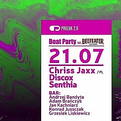 Bilety na koncert Boat Party w. Beefeater PINK  w Krakowie - 21-07-2018
