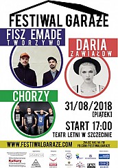 Bilety na Festiwal Garaże: Fisz Emade Tworzywo, Daria Zawiałow, Chorzy