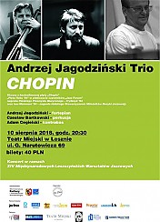 Bilety na koncert ANDRZEJ JAGODZIŃSKI TRIO w ramach XIV Międzynarodowych Leszczynskich Warszatów Jazzowych  w Lesznie - 10-08-2018