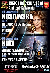 Bilety na Festiwal Kielce Rockują - KULT, Chris Farlowe &amp; The Norman Beaker Band, Ten Years After