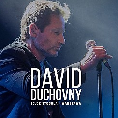 Bilety na koncert David Duchovny w Warszawie - 15-02-2019