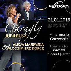 Bilety na koncert Alicja Majewska - Włodzimierz Korcz - "Okrągły jubileusz" w Gorzowie Wielkopolskim - 21-01-2019