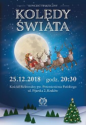 Bilety na koncert KOLĘDY ŚWIATA - WYJĄTKOWY KONCERT KOLĘD w Krakowie - 25-12-2018