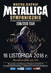 Bilety na koncert Muzyka zespołu Metallica symfonicznie - SCREAM INC. wraz z orkiestrą symfoniczną w Koszalinie - 16-11-2018
