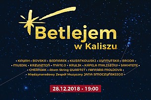 Bilety na koncert Betlejem w Kaliszu - 28-12-2018