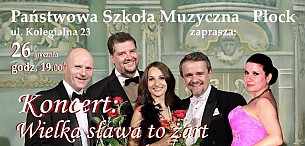 Bilety na koncert WIELKA SŁAWA TO ŻART - KONCERT NOWOROCZNY w Płocku - 26-01-2019