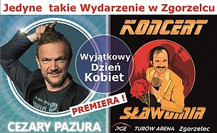 Bilety na kabaret Cezary Pazura &amp; SŁAWOMIR - Wyjątkowy Dzień Kobiet w Zgorzelcu - 02-03-2019