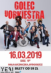 Bilety na koncert GOLEC uORKIESTRA - Jubileuszowy Koncert na XX LECIE ZESPOŁU w Bydgoszczy - 16-03-2019