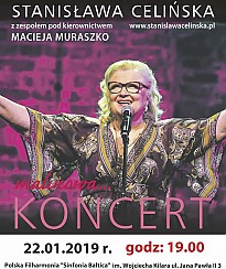 Bilety na koncert Stanisława Celińska - Koncert Malinowa Stanisława Celińska z Zespołem pod kierownictwem Macieja Muraszko w Słupsku - 22-01-2019
