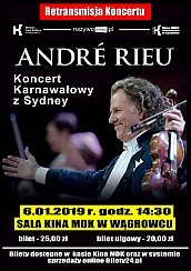 Bilety na koncert André Rieu: „Koncert Karnawałowy z Sydney" w Wągrowcu - 06-01-2019