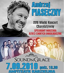 Bilety na koncert XVII WIELKI KONCERT CHARYTATYWNY 2019 - ANDRZEJ PIASECZNY I SOUND'N'GRACE w Kielcach - 07-09-2019
