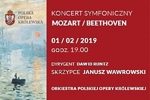 Bilety na koncert Orkiestry Polskiej Opery Królewskiej - Mozart, Beethoven w Warszawie - 01-02-2019